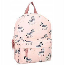 Plecak Dla Dzieci To The Zoo Zebra Pink