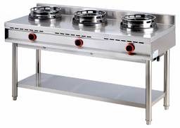 Redfox Kuchnia Wok gazowa wolnostojąca z 3 palnikami,