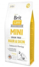 Brit Care Mini Hair&Skin Salmon&Herring - sucha karma