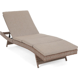 Leżak ogrodowy technorattanowy Bora Bora Ginger / Brown