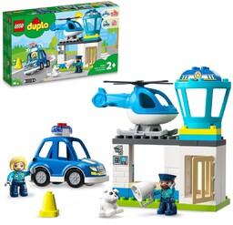 LEGO DUPLO - Posterunek policji i helikopter (10959)