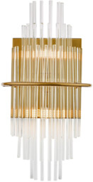 Szklany kinkiet Lukas LUK0935 Dar Lighting glamour antyczne
