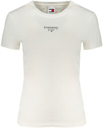 BIAŁY T-SHIRT DAMSKI Z KRÓTKIM RĘKAWEM TOMMY HILFIGER
