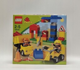 Lego Duplo Plac Budowy Wywrotka Ciężarówka i Koparka