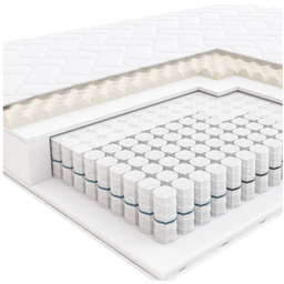 Materac Sprężynowy Zorba Hilding 120x200 cm Kieszeniowy H2