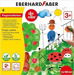 Eberhard Faber 578804 - Farby do malowania palcami