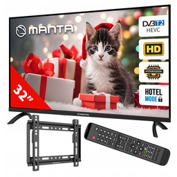 Telewizor 32 Cale Tv Tuner Dekoder DVBT2 Dvbc