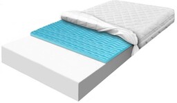 Materac 160x200 piankowy masujący z pianką 7 strefową