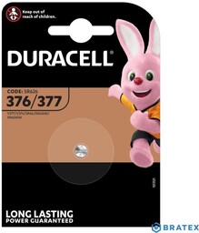 bateria srebrowa mini Duracell 377- G4 / SR626SW