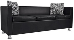 Elior Sofa 3-osobowa Swax 3B - czarna