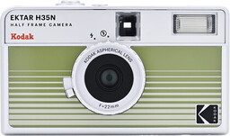Kodak Półklatkowy aparat analogowy EKTAR H35N Striped Green