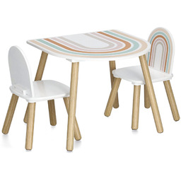 Zeller Zestaw mebli dla dzieci RAINBOW z MDF