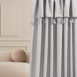 ZASŁONA ASTORIA - SZARA JASNA 140x250 PRZELOTKA
