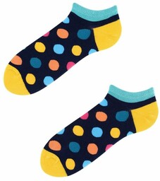 Todo Socks Stopki, Vegas Low,, Wzory, Kropki, Kolorowe