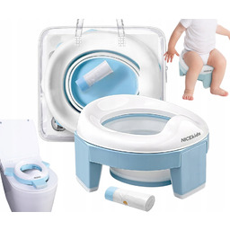 Nocnik 3w1 nakładka na wc niebieski