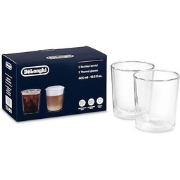 De''Longhi Thermal Szklanki, Szkło, Przezroczysty, 2 Sztuki Model