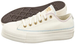 Trampki Converse CTAS Lift Ox Egret/True Sky/Gold A08732C