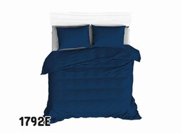 Karo Prześcieradło bawełniane 200x220 1792E granatowe navy 32