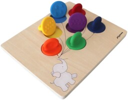 Tęcza drewniany sorter baloniki Jellystone