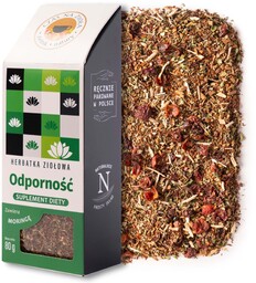 Herbata ziołowa naturalna odporność suplement moringa żurawina rooibos