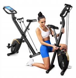 Rower Stacjonarny Składany Rowerek Treningowy Magnetyczny Do 120
