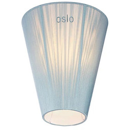 Oslo Wood Zapasowy Abażur Jasnoniebieska Northern, niebieski, tkanina