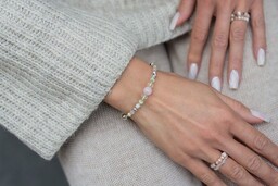Pakamera Bransoletka z Morganitem Cytrynem i Jadeitem