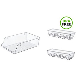 EASYFORM Organizer do lodówki Clear Cans 8.5 L+