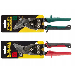 Stanley Zestaw nożyce do blachy lewe prawe odgięte