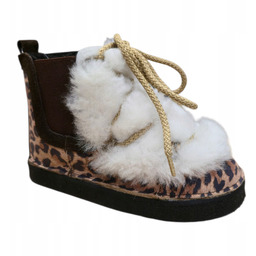 Obex Glacier Outdoor Botki Skórzane Ocieplane Z Futerkiem