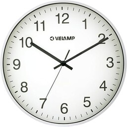 Okrągły zegar ścienny kwarcowy o średnicy 30 cm,