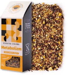 Herbata ziołowa naturalna metabolizm suplement diety kurkuma mniszek