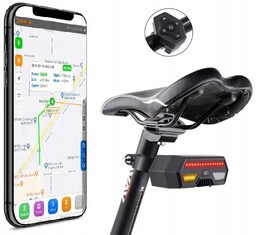 Lampka Rowerowa Ukryty Lokalizator Gps Tracker