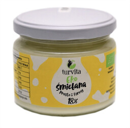 Turvita Śmietana 18 % 250 g (EKO)