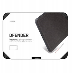 Pokrowiec do laptopa 16" Uniq Dfender Czarny