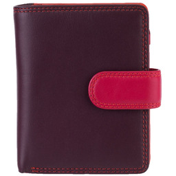 Kolorowy portfelik damski Visconti RB-40 RFID - śliwkowy