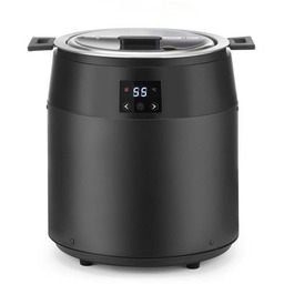 Kociołek do zupy Waterless 10L, 450W czarny, cyfrowy