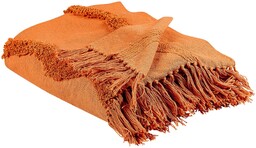 Beliani Koc narzuta 125 x 150 cm bawełniany