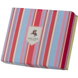 Kolorowy portfelik damski Visconti RB-40 RFID - czerwony