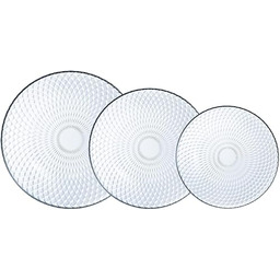 Luminarc 5424175 Pampille Clear Naczynia Szkło 18 Część-6