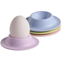 Talerzyk na jajko EGGY, z melaminy, zestaw 4