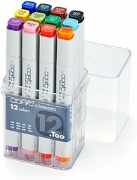 COPIC Classic Marker Basic Set z 12 kolorami,