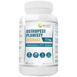 WISH PHARMACEUTICAL Ostropest Plamisty 77mg suplement diety 90