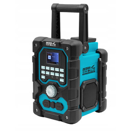Radio Budowlane Dedra akumulatorowe Zasilacz 230V bluetooth Usb