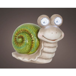 Dekoracja solarna LED ślimak