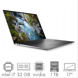 DELL Precision 5750 i7-10875H 32GB 1TB SSD 17"