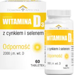 Witamina D3 z cynkiem i selenem, 60 tabletek