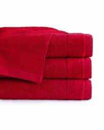 Detexpol Ręcznik Vito 70x140 czerwony frotte bawełniany 550g/m2