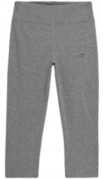 4F Legginsy Damskie 3/4 Spdf350 Szare Rozmiar S