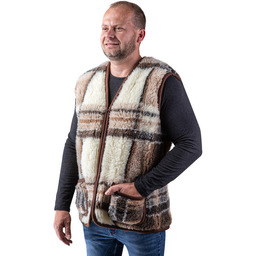 Decodoma Kamizelka męska z runa owczego KRATA vel.